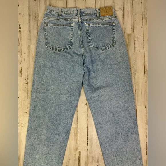 VTG 90s GAP Jeans Easy Fit USA Made Mens 34x34 Medium Wash Straight High Waist - Picture 11 of 12